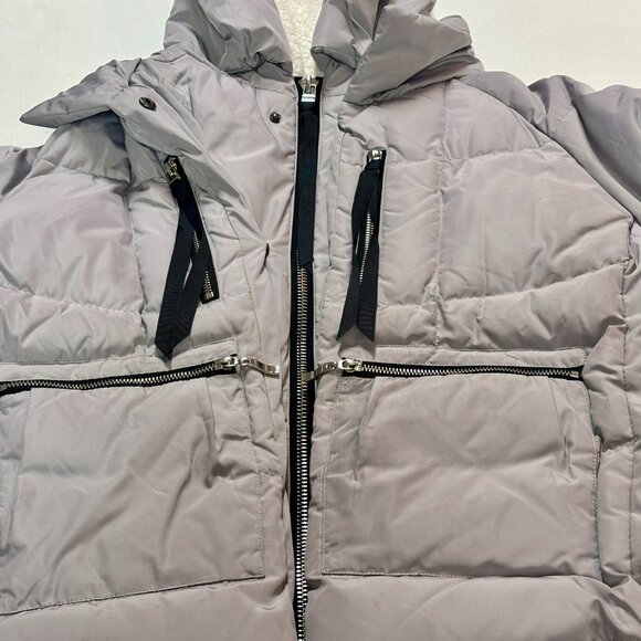 ~~Orolay Coat Women's Parka S Gray Thickened Down Heavy Hooded Puffer Jacket - Picture 3 of 7